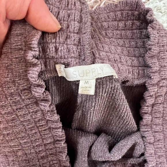 Z Supply Maroon lounge  Two-Piece Set - Picture 7 of 10